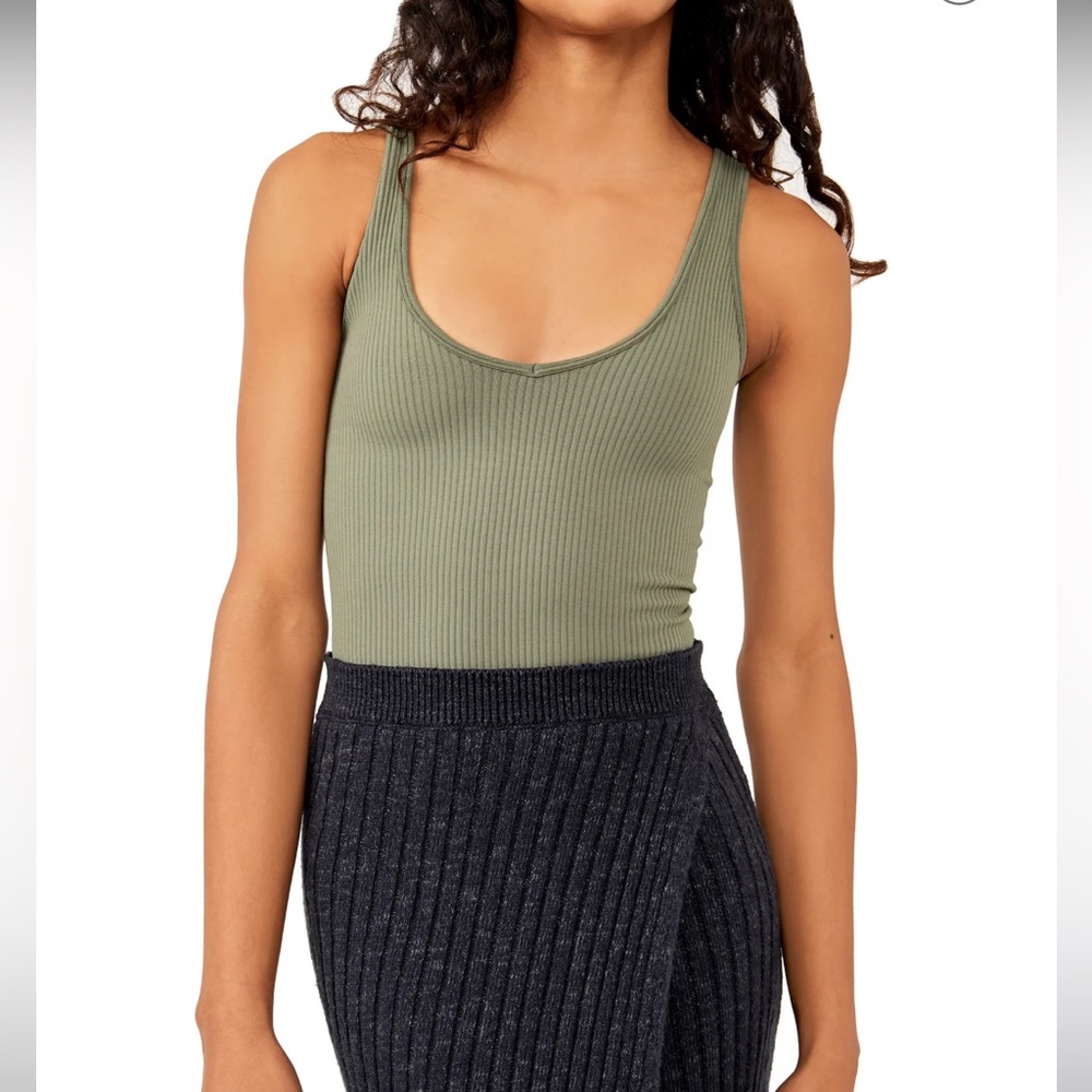 Free people ribbed bodysuit